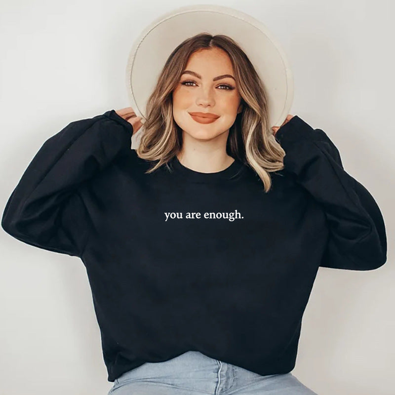 Womens Crew Neck "you are enough."