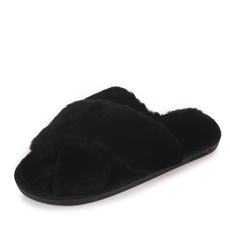 Non-slip Fuzzy Lounge Slippers