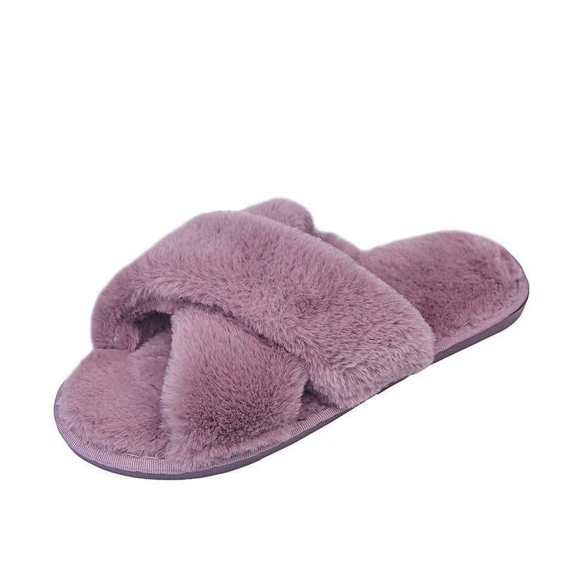 Non-slip Fuzzy Lounge Slippers