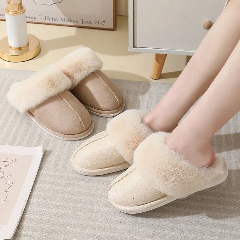 Fuzzy Cloud Slippers