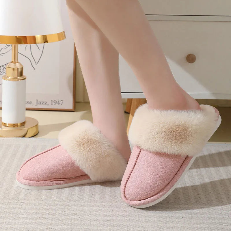 Fuzzy Cloud Slippers