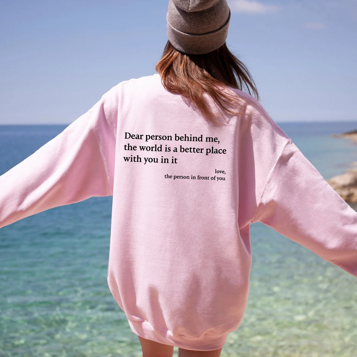 Womens Crew Neck "you are enough."