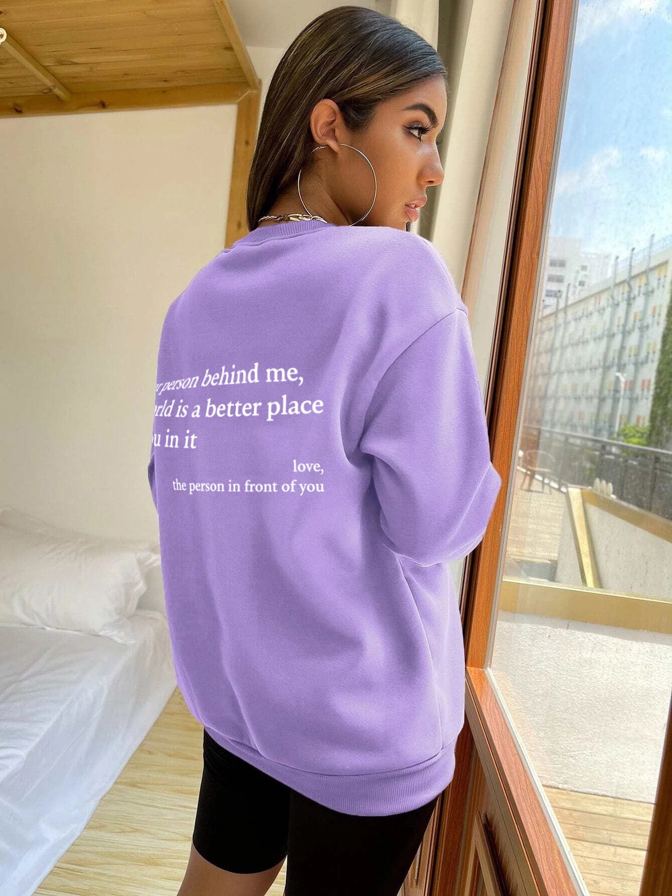 Womens Crew Neck "you are enough."