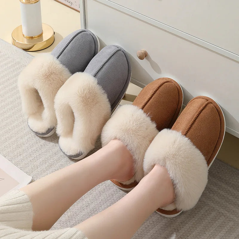 Fuzzy Cloud Slippers