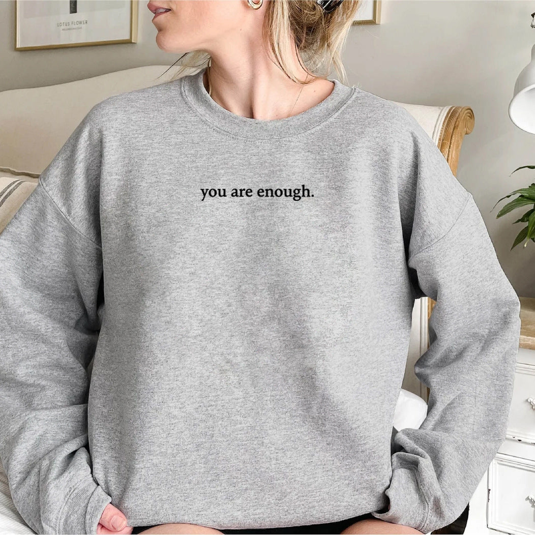 Womens Crew Neck "you are enough."